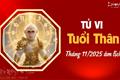 Tử vi tháng 11/2025 tuổi Thân âm lịch: Một tháng đầy hứa hẹn, mở ra nhiều cơ hội
