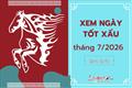 Xem ngày tốt tháng 7 năm 2026 theo Lịch Vạn Niên tháng Cô Hồn khởi sự hanh thông