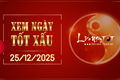 Xem ngày tốt xấu 25/12/2025 - Âm lịch hôm nay 6/11 năm Ất Tỵ