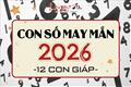 CON SỐ may mắn của 12 con giáp năm 2026: Hóa giải vận xui, Lộc vàng về tay
