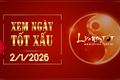 Xem ngày tốt xấu 2/1/2026 - Âm lịch hôm nay 14/11 năm Ất Tỵ