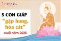 Đón PHƯỚC LÀNH từ Bồ Tát, 5 con giáp tai qua nạn khỏi, gặp hung hóa cát cuối năm 2025