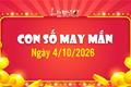 Con số may mắn hôm nay 4/10/2026 theo tuổi: Đón thần Tài về hộ mệnh