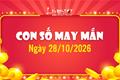 Con số may mắn hôm nay 28/10/2026 theo tuổi: Con số đơn giản nhưng thu hút vận may bất ngờ