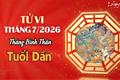 Tử vi tháng 7/2026 tuổi Dần âm lịch: Lao tâm khổ tứ, mệt mỏi là điều khó tránh khỏi