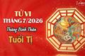 Tử vi tháng 7/2026 tuổi Tị âm lịch: Cuộc sống ngọt ngào, viên mãn bất ngờ