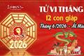 Tử vi tháng 6/2026 của 12 con giáp âm lịch: Ai có nhiều thay đổi ngoạn mục nhất?