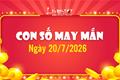 Con số may mắn hôm nay 20/7/2026 theo năm sinh: Số giúp đón VẬN MAY như ý