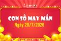 Con số may mắn hôm nay 28/7/2026 theo năm sinh: Chọn số LỘC trời ban
