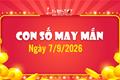 Con số may mắn hôm nay 7/9/2026 theo năm sinh: Số nào cộng hưởng may mắn, nhân đôi niềm vui?